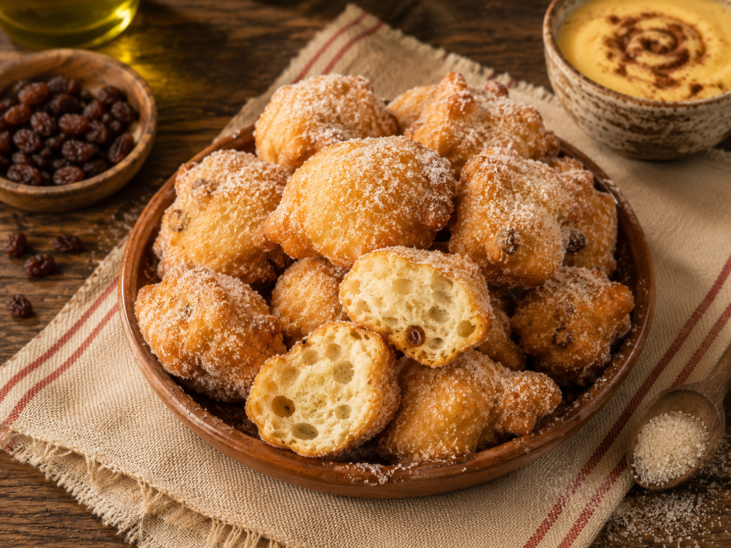 ZEPPOLINE DI PASTA CRESCIUTA DOLCI