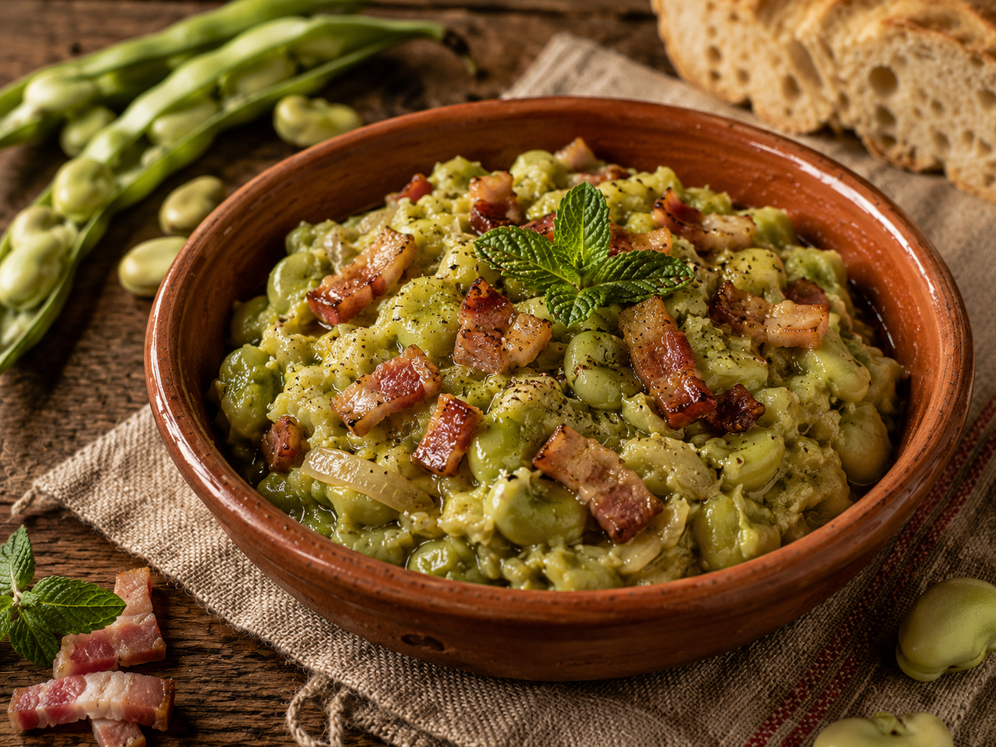 Ciautella con fave fresche